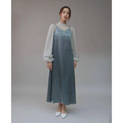 g [Final price reduction] J-by-Blue Dress One Piece Wedding Occasion Long Sleeve