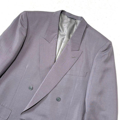 Old clothes retro double suit set up XL equivalent high quality mohair material Masaki Suda
