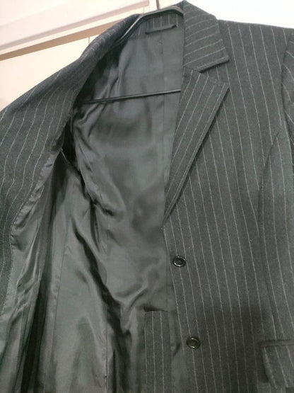 Rare 90sLARIVABIANCA Lariva Bianca wool 100 pinstripe jacket