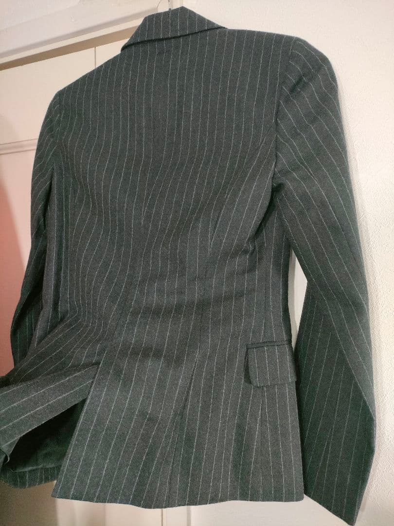 Rare 90sLARIVABIANCA Lariva Bianca wool 100 pinstripe jacket