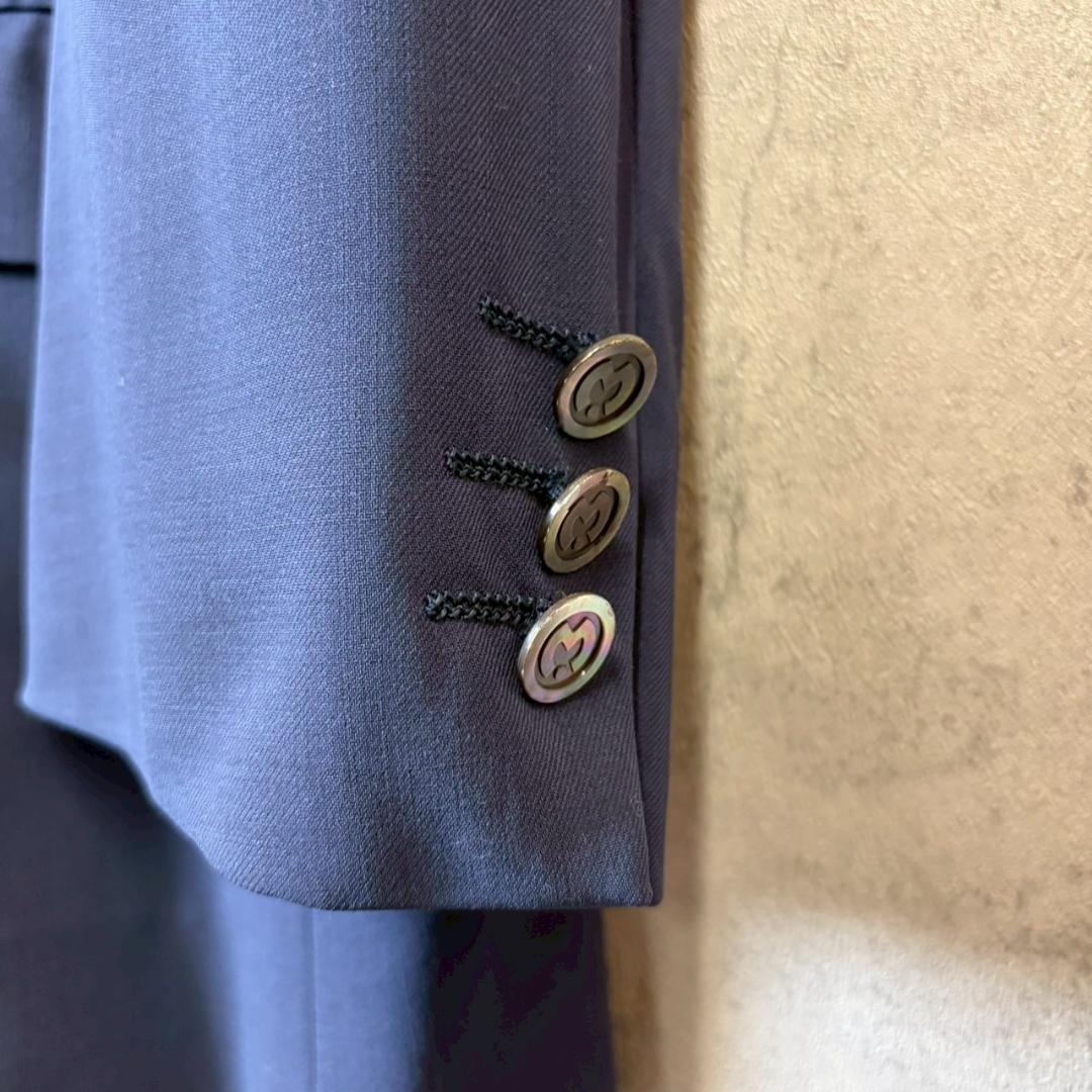 mila schon double suit setup navy blue unlined N3267