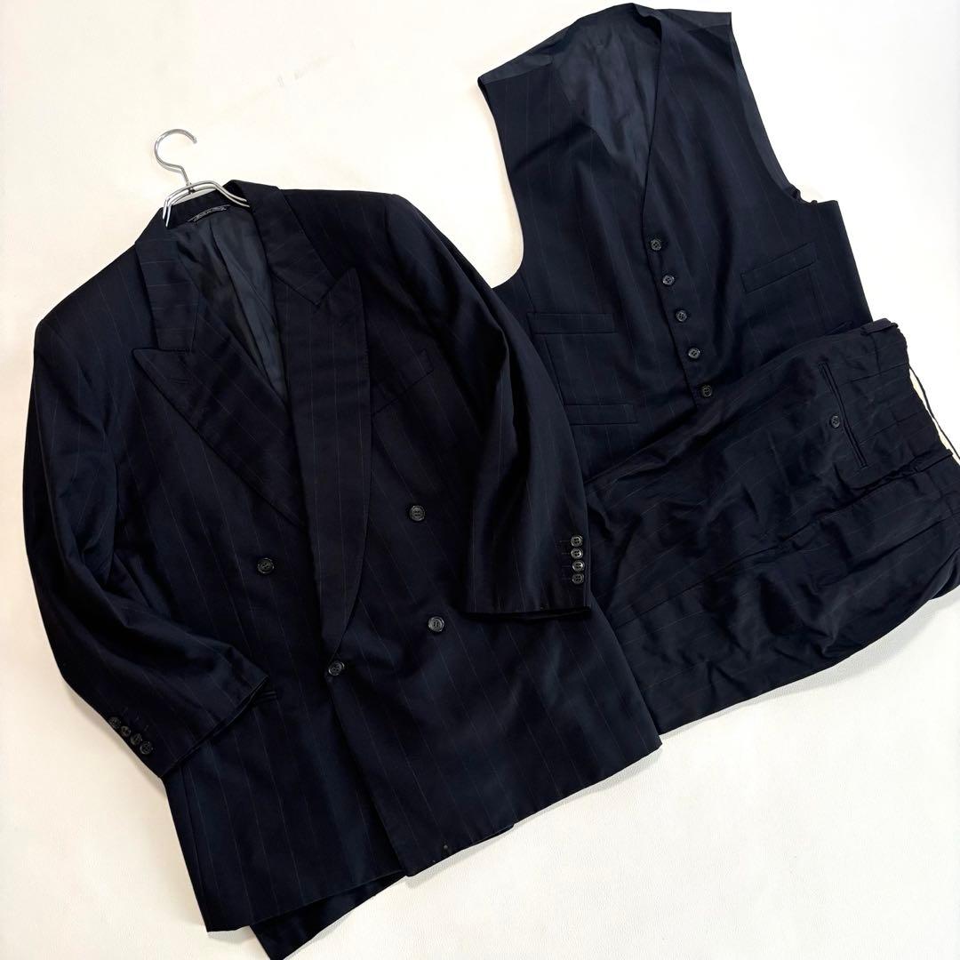 Rare Good Gianfranco Ferret Three Piece Cashmere Blend XL Double Suit