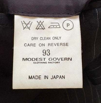 BEAMS F suit charcoal gray made in Japan 93 BEAMS f