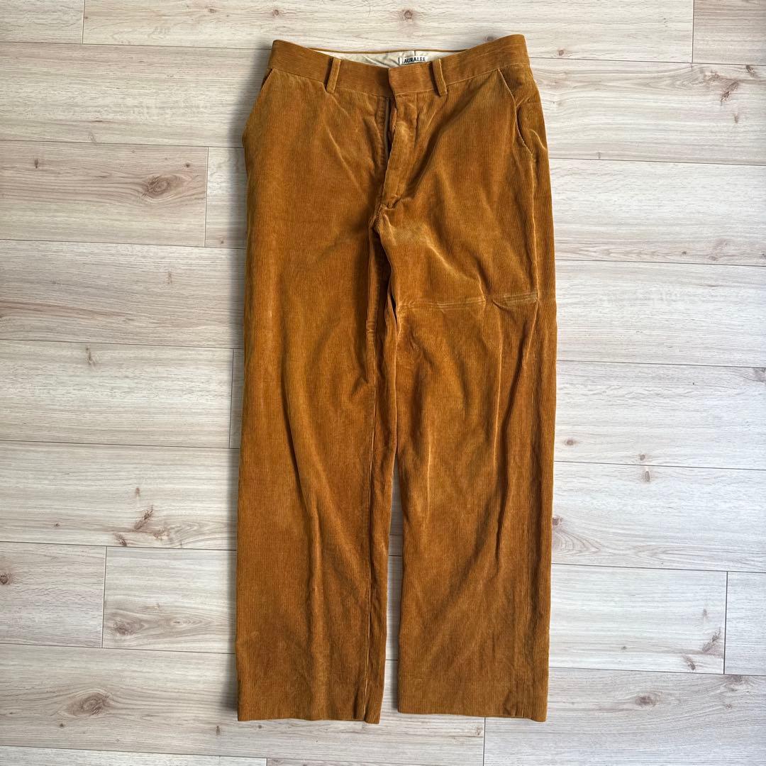 [Masterpiece] AURALEE Corduroy Setup Camel 3