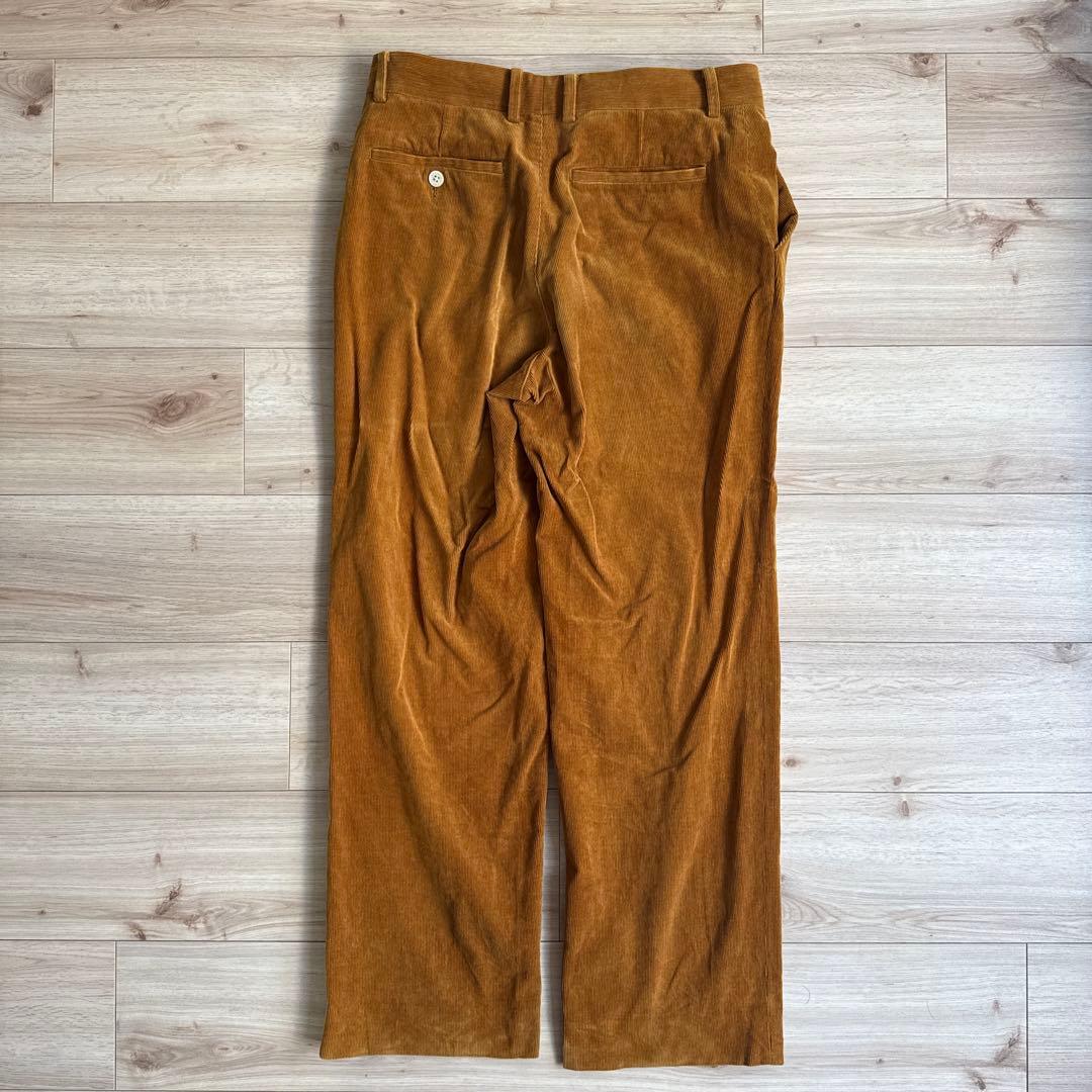 [Masterpiece] AURALEE Corduroy Setup Camel 3