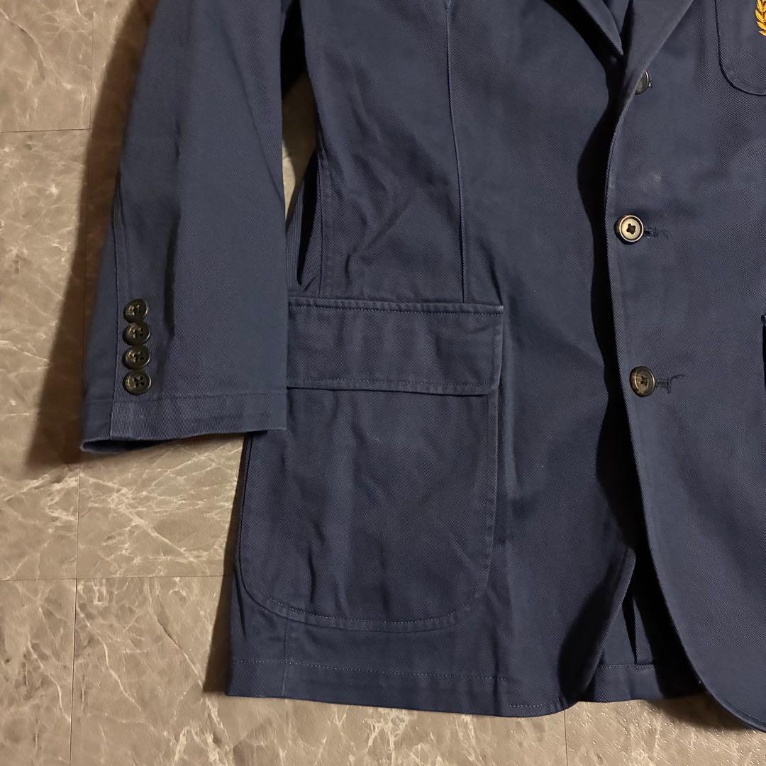 POLO Ralph Lauren Navy Blazer Jacket Big Patch Old Clothes Size 170
