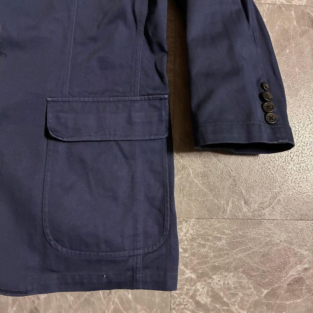 POLO Ralph Lauren Navy Blazer Jacket Big Patch Old Clothes Size 170