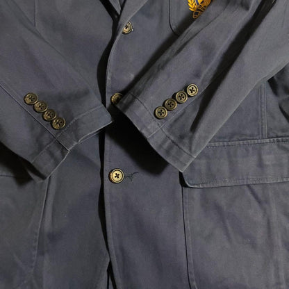 POLO Ralph Lauren Navy Blazer Jacket Big Patch Old Clothes Size 170