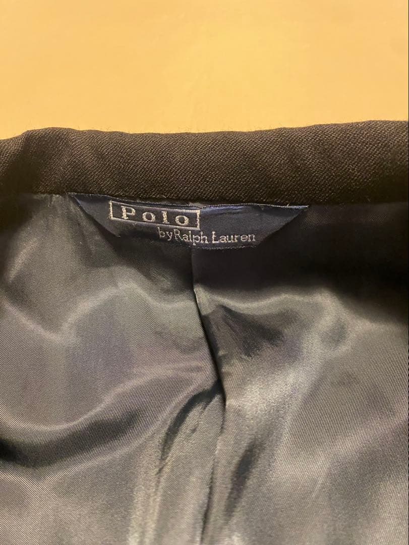 90s Ralph Lauren Double Setup Wide Pants Two Tuck Dark Blue L