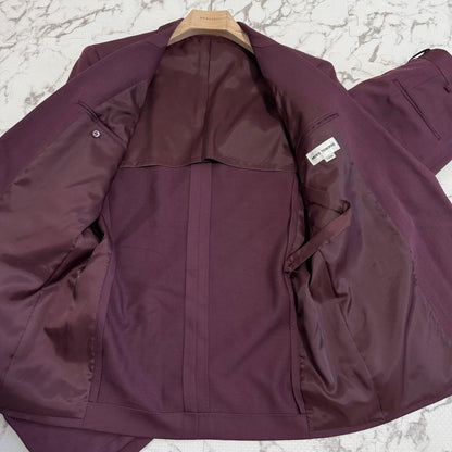 [vintage] Setup double suit classic red finest wool
