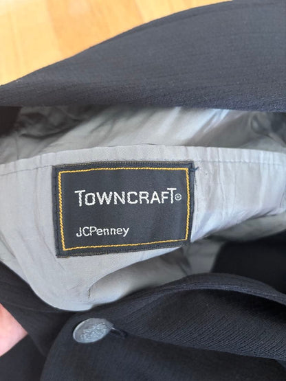 70s TOWNCRAFT setup SCOVILL flare pants metal buttons