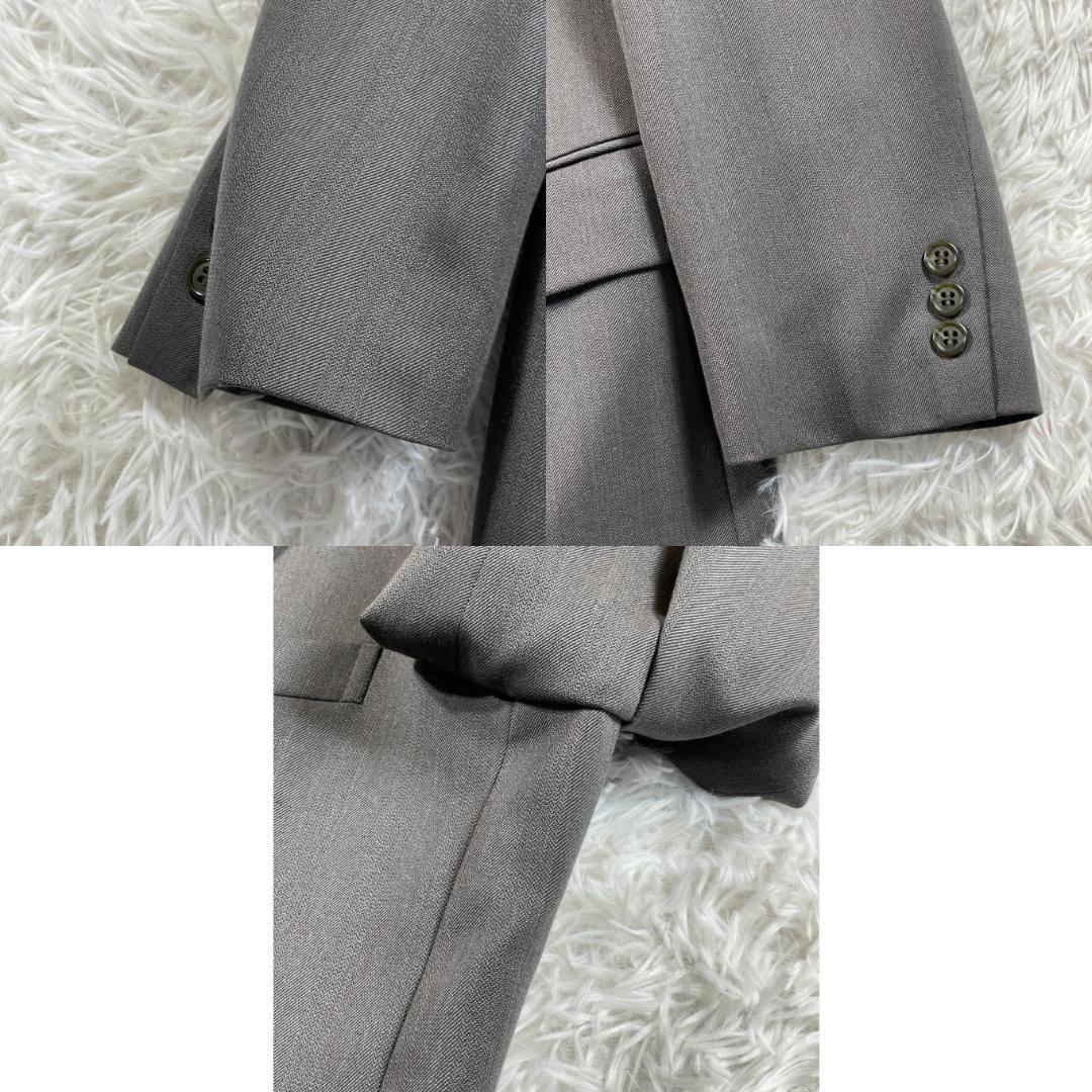 80s 90s 6 Button Double Suit Setup Gray Vintage