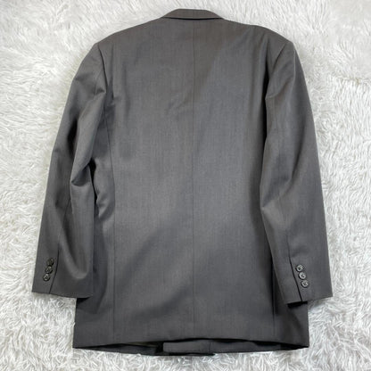80s 90s 6 Button Double Suit Setup Gray Vintage