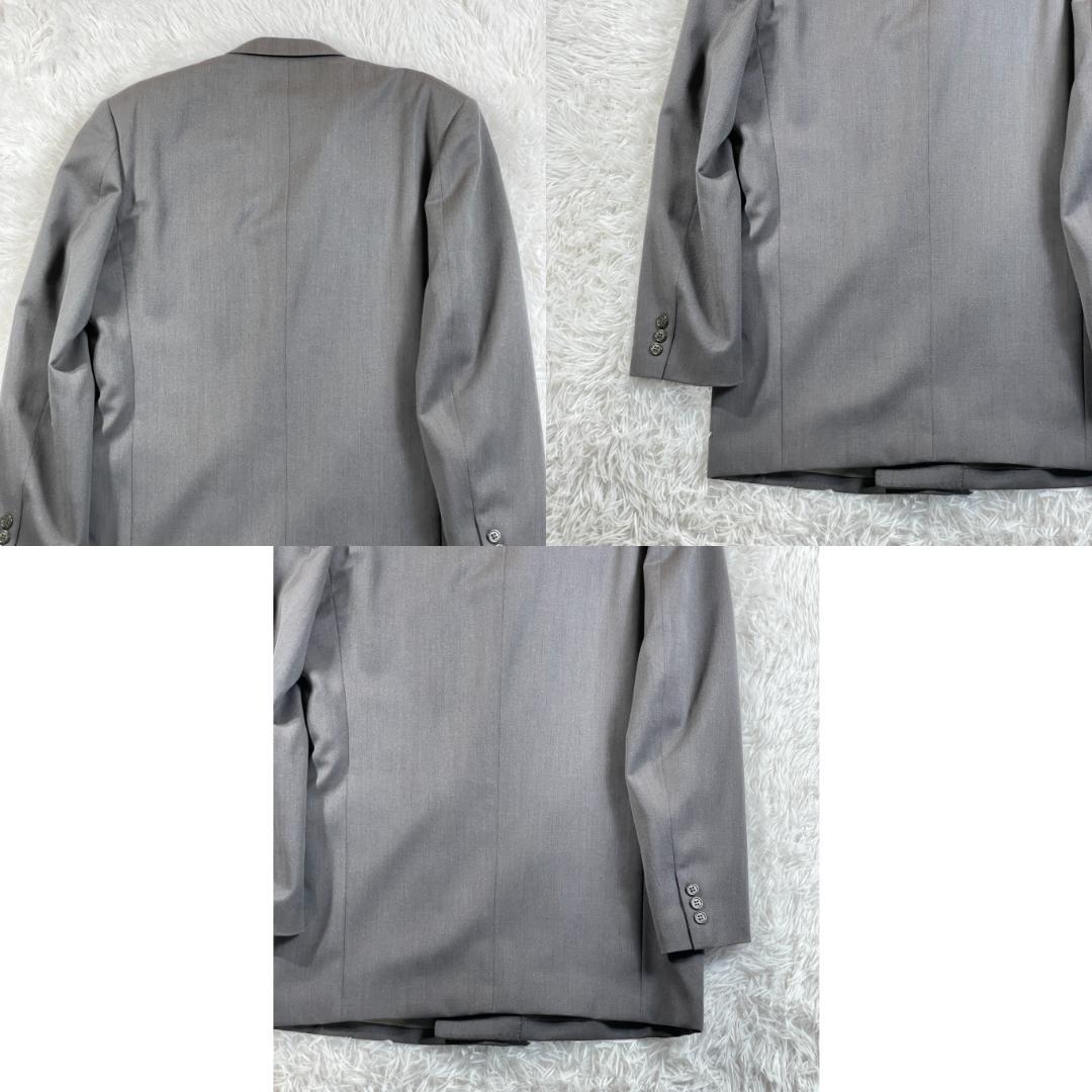 80s 90s 6 Button Double Suit Setup Gray Vintage