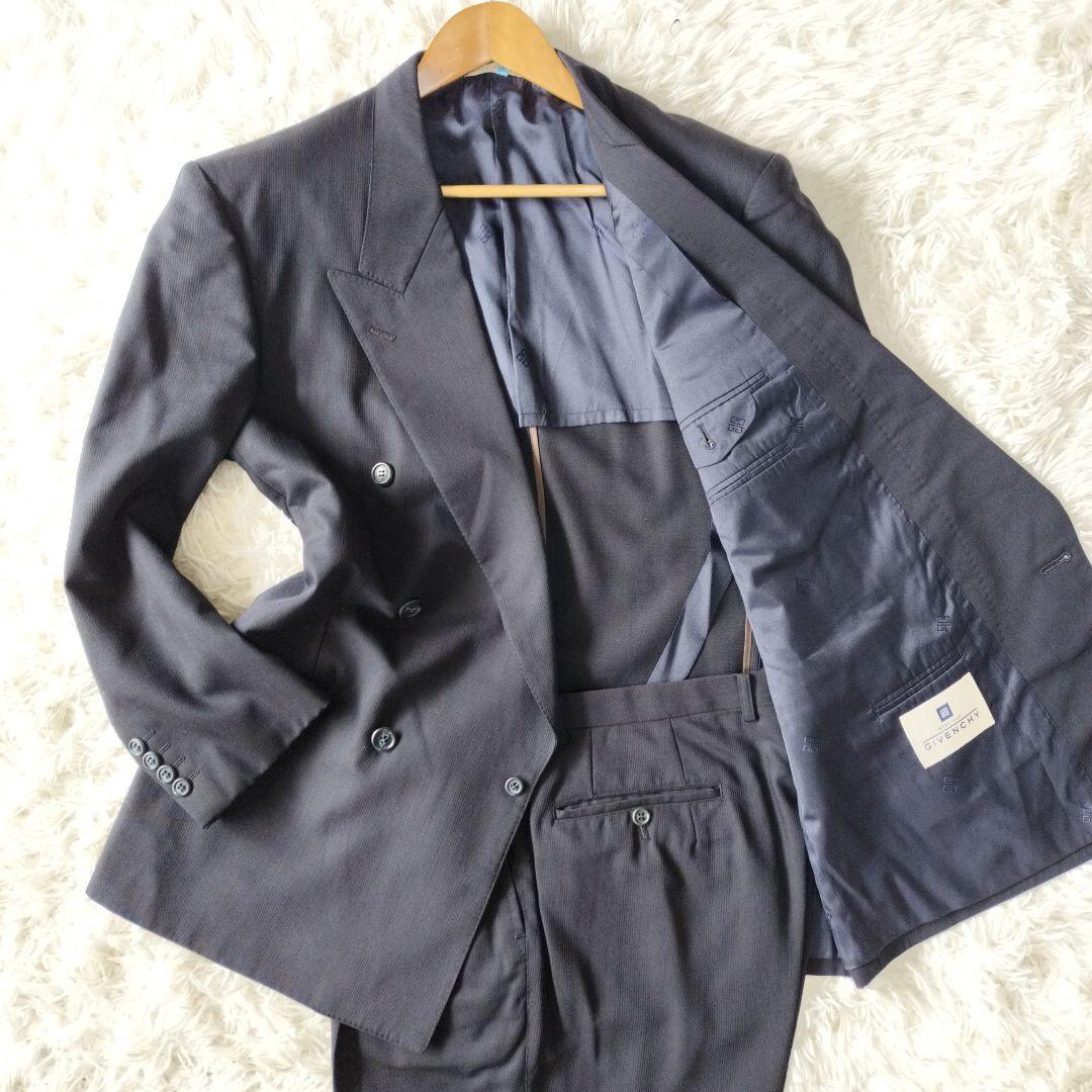 [Good product] Givenchy Casual Suit Setup Double Unlined Logo Button