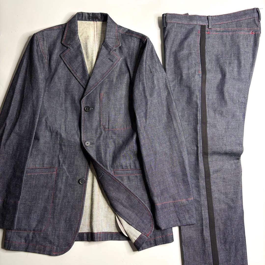 Balik Denim Setup Indigo Red Stitch Made in Japan Vintage