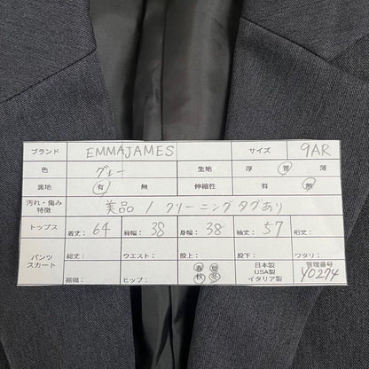 Good condition ◆ Suit jacket formal business office gray 9AR M