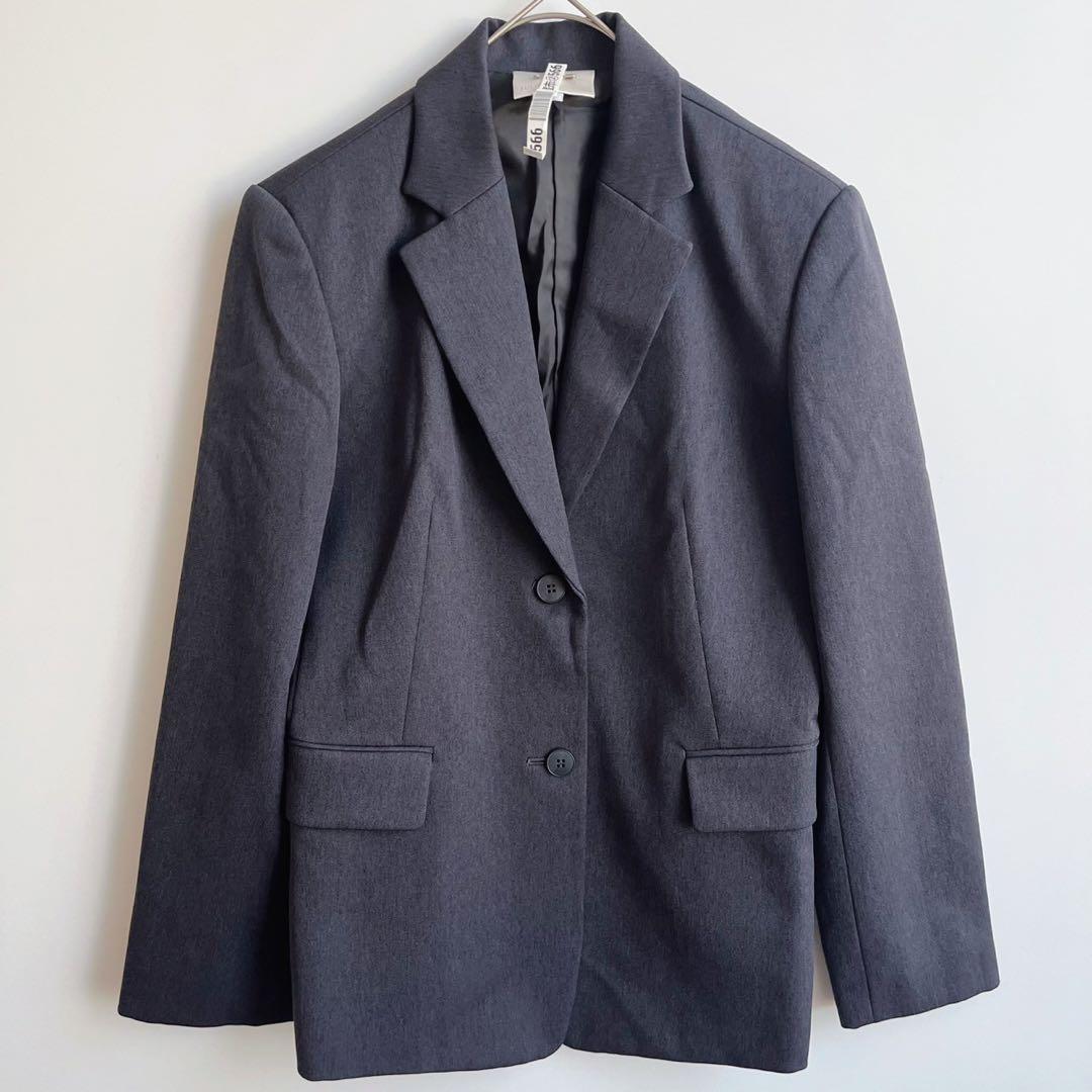 Good condition ◆ Suit jacket formal business office gray 9AR M