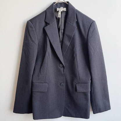 Good condition ◆ Suit jacket formal business office gray 9AR M