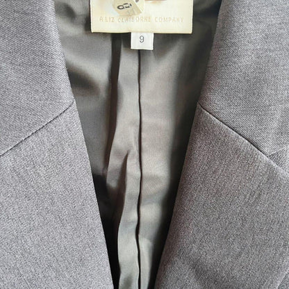 Good condition ◆ Suit jacket formal business office gray 9AR M