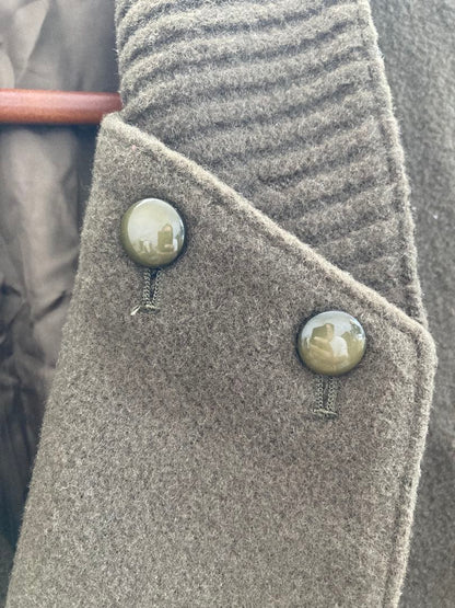 [Extremely beautiful/luxury] petit lapin 100% wool double coat rare design
