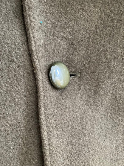 [Extremely beautiful/luxury] petit lapin 100% wool double coat rare design