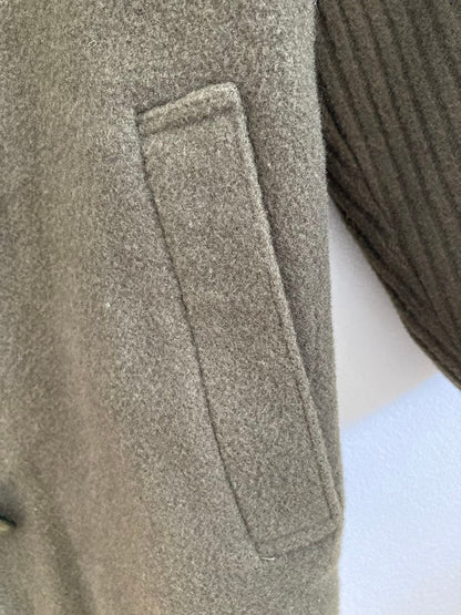 [Extremely beautiful/luxury] petit lapin 100% wool double coat rare design