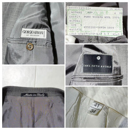 90s Giorgio Armani Wool Setup Suits XXL