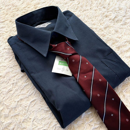 5-piece set, styled double suit, dark gray pins, coming-of-age ceremony #38