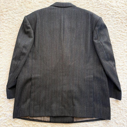 5-piece set, styled double suit, dark gray pins, coming-of-age ceremony #38