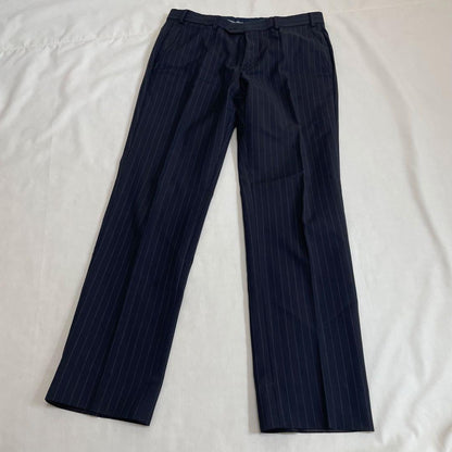 Armani Collezioni suit top and bottom set striped dark gray M