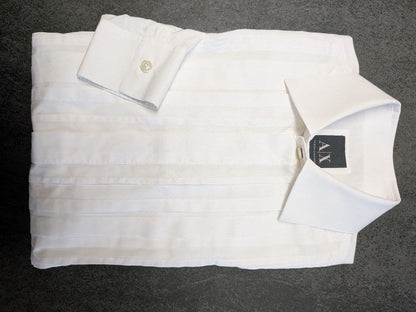 A|X ARMANI EXCHANGE formal shirt white