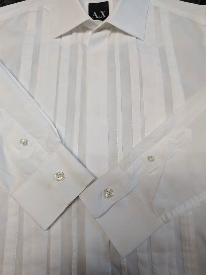 A|X ARMANI EXCHANGE formal shirt white