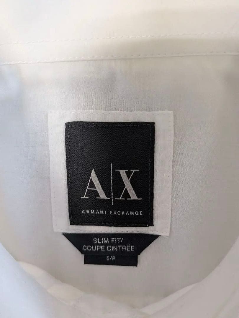 A|X ARMANI EXCHANGE formal shirt white