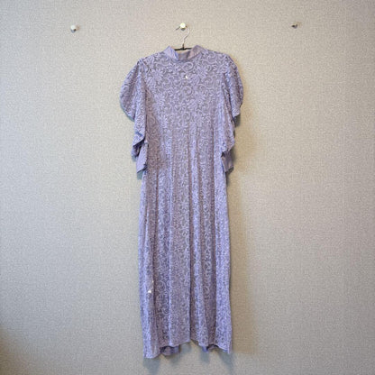 Ameri Vintage Spring Purple Lavender Wedding Party Dress