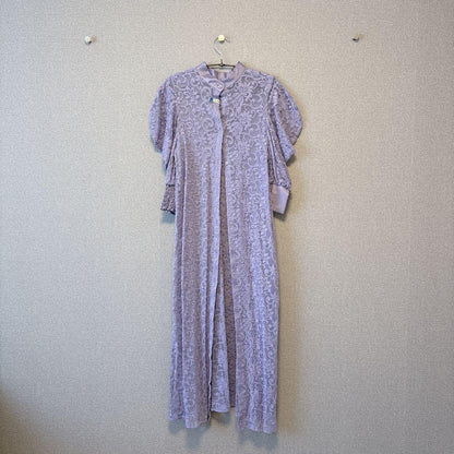 Ameri Vintage Spring Purple Lavender Wedding Party Dress
