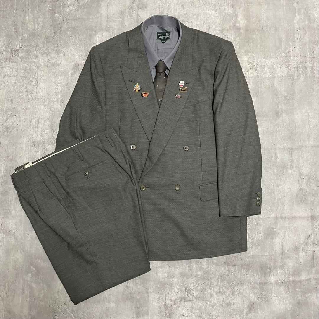 [Set of 5] Armani Setup Pins Tie Shirt Gray Coming of Age Ceremony