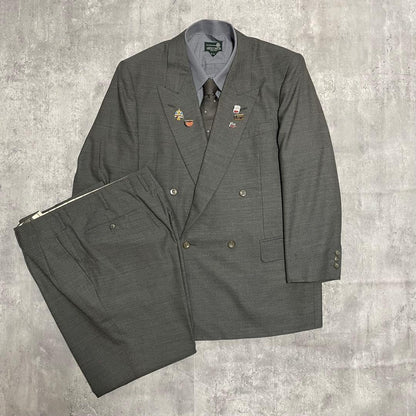 [Set of 5] Armani Setup Pins Tie Shirt Gray Coming of Age Ceremony