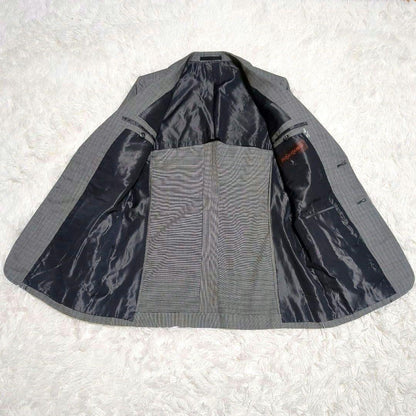 Good condition Rare✨Yves Saint Laurent Tailored Jacket Check Pattern Vintage