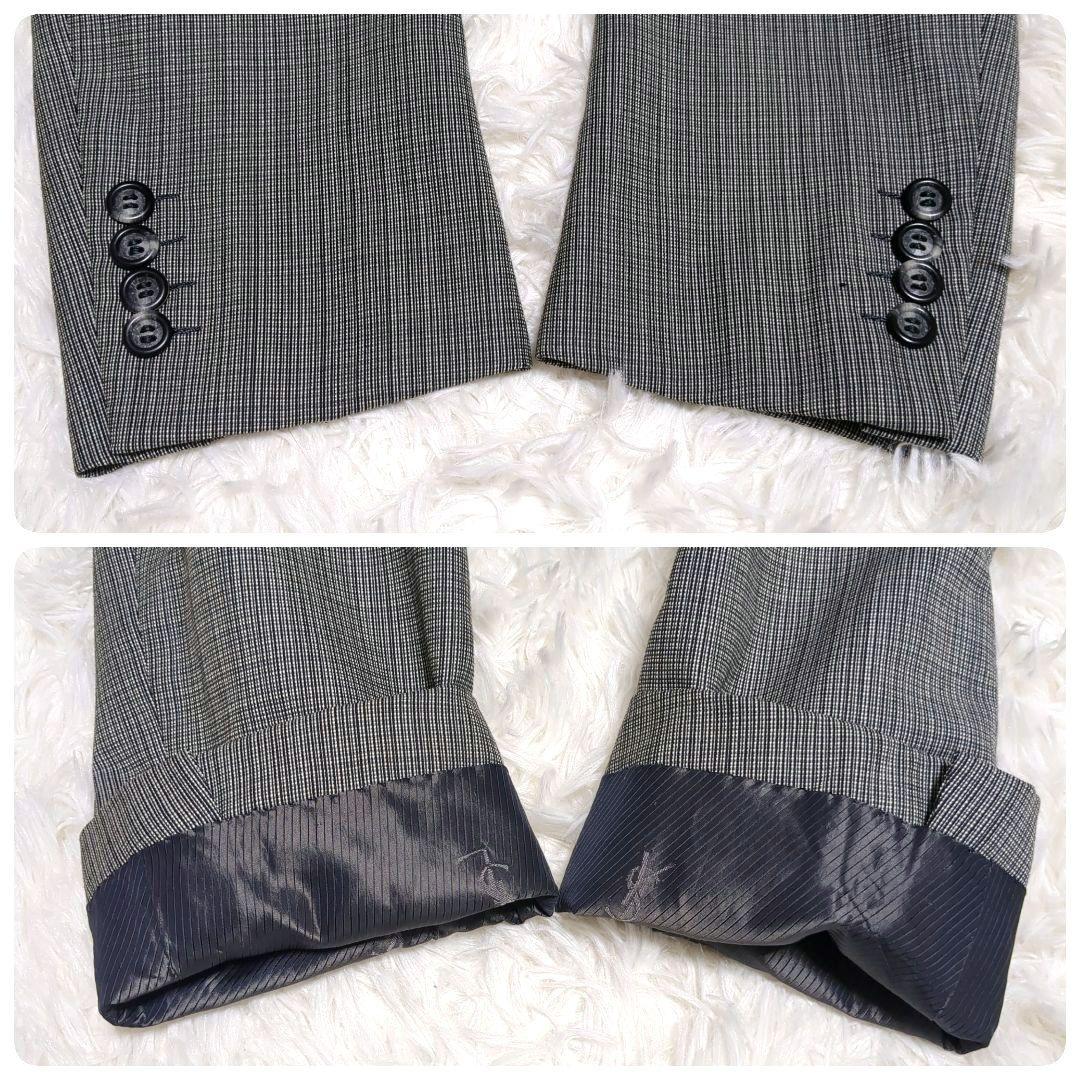 Good condition Rare✨Yves Saint Laurent Tailored Jacket Check Pattern Vintage