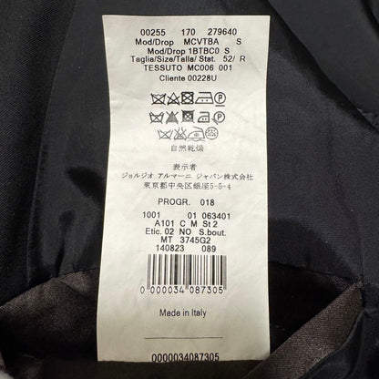 ARMANI COLLEZIONI Armani 2B setup suit black 52