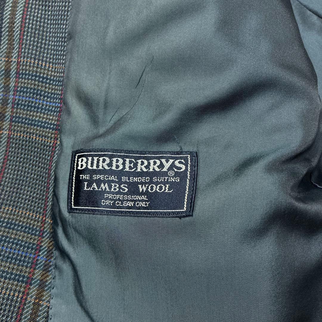 90s Burberry Tailored Jacket Multicolor Check Blazer Spring Autumn Winter Lamb Wool