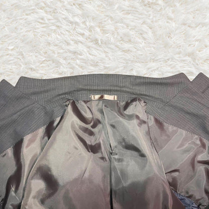 [Extremely Good Condition] Vintage TOPVALU Wool Suit 2XL A8 Gray