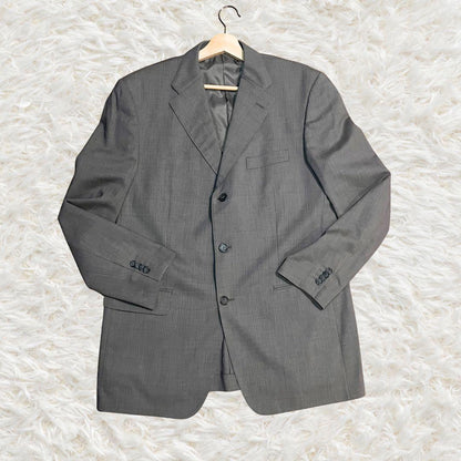 [Extremely Good Condition] Vintage TOPVALU Wool Suit 2XL A8 Gray