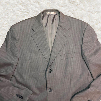 [Extremely Good Condition] Vintage TOPVALU Wool Suit 2XL A8 Gray
