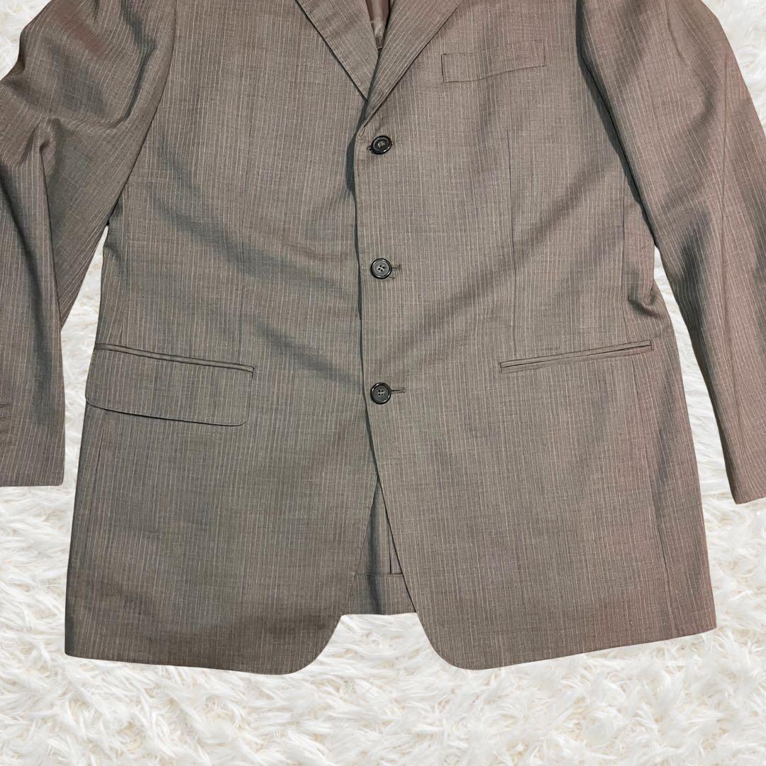 [Extremely Good Condition] Vintage TOPVALU Wool Suit 2XL A8 Gray