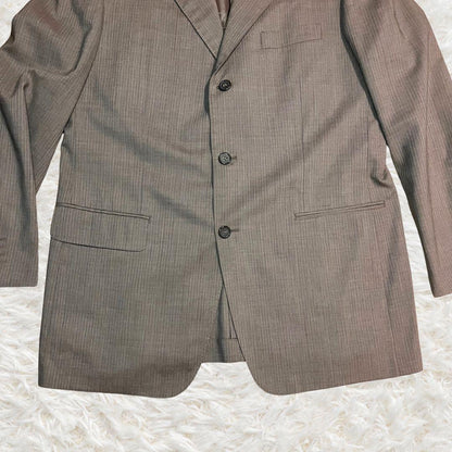 [Extremely Good Condition] Vintage TOPVALU Wool Suit 2XL A8 Gray