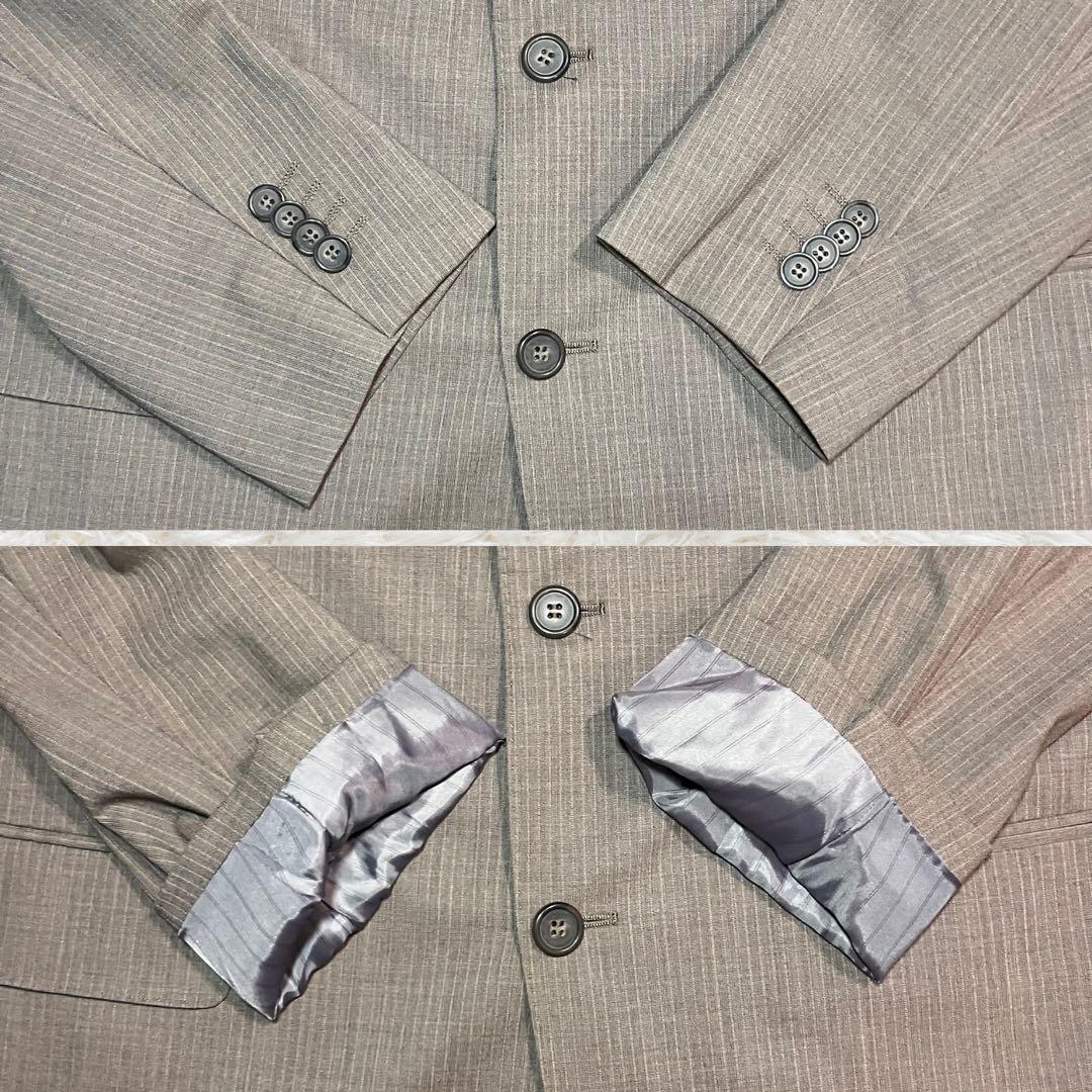 [Extremely Good Condition] Vintage TOPVALU Wool Suit 2XL A8 Gray