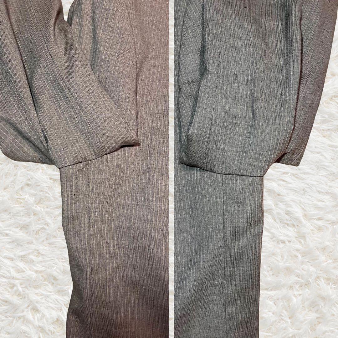 [Extremely Good Condition] Vintage TOPVALU Wool Suit 2XL A8 Gray