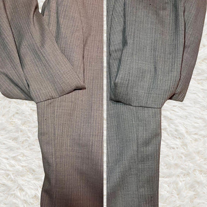 [Extremely Good Condition] Vintage TOPVALU Wool Suit 2XL A8 Gray